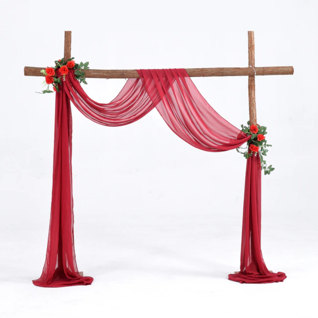 Lismali Home and Decor Wedding Arch Drapes