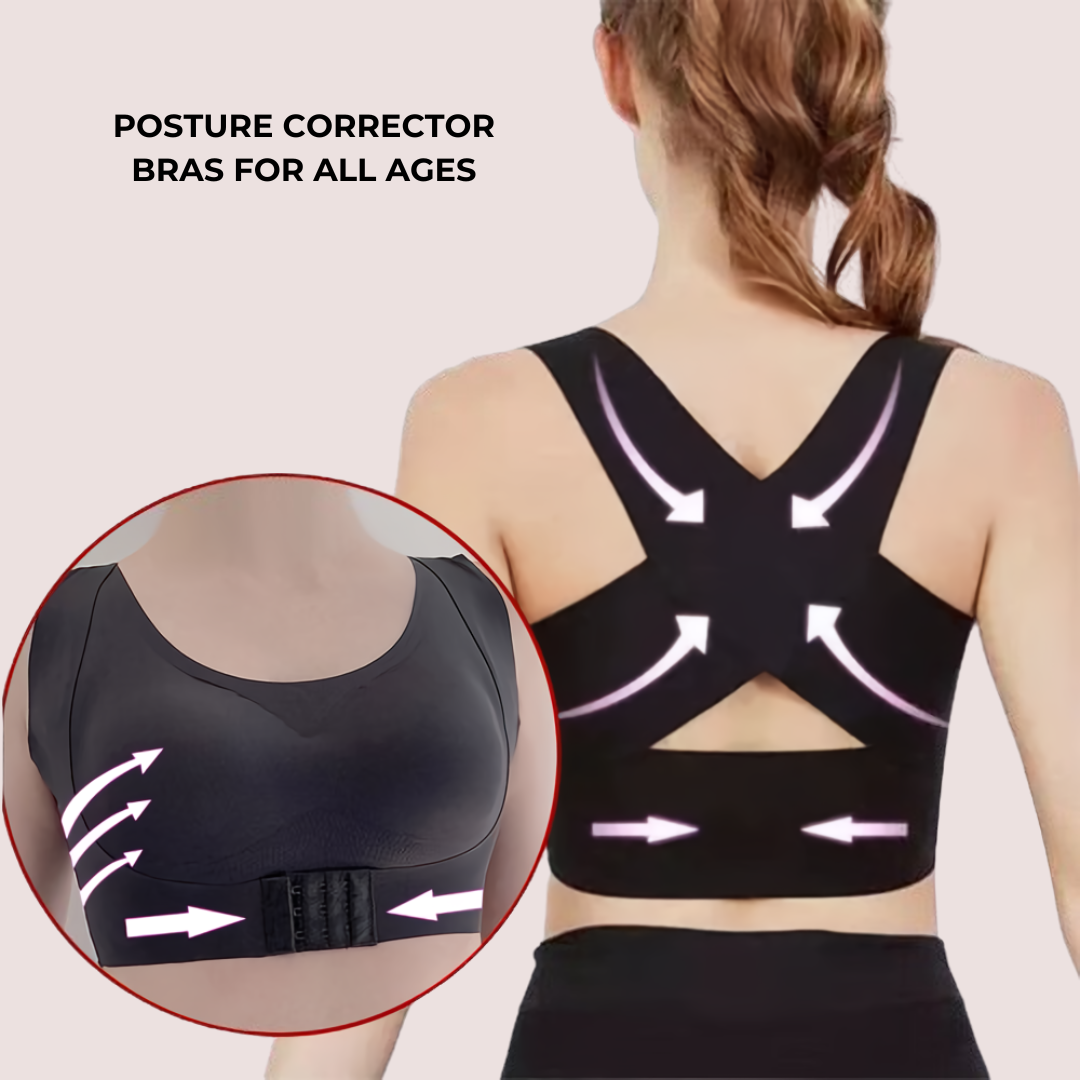 Dotmalls Bras Dotmalls Posture Correction Bra Dotmalls Women's  Thin No Wire Lace Bra Posture Correction Bra (Color : Black, Size :  XX-Large) : Clothing, Shoes & Jewelry