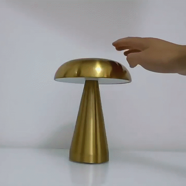 Lismali Home and Decor Mushroom Night Light Table Lamp With 3 Levels Of Dimming Brightness