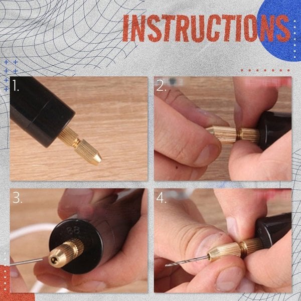 DIY Mini Drilling Electric Tool