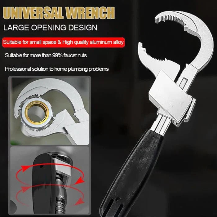 Universal Adjustable Multifunctional Double-ended Wrench