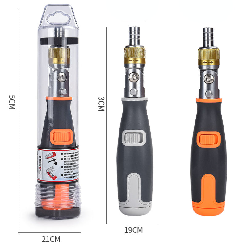Portable Hidden Rotation Screwdriver 10 in 1 Tool