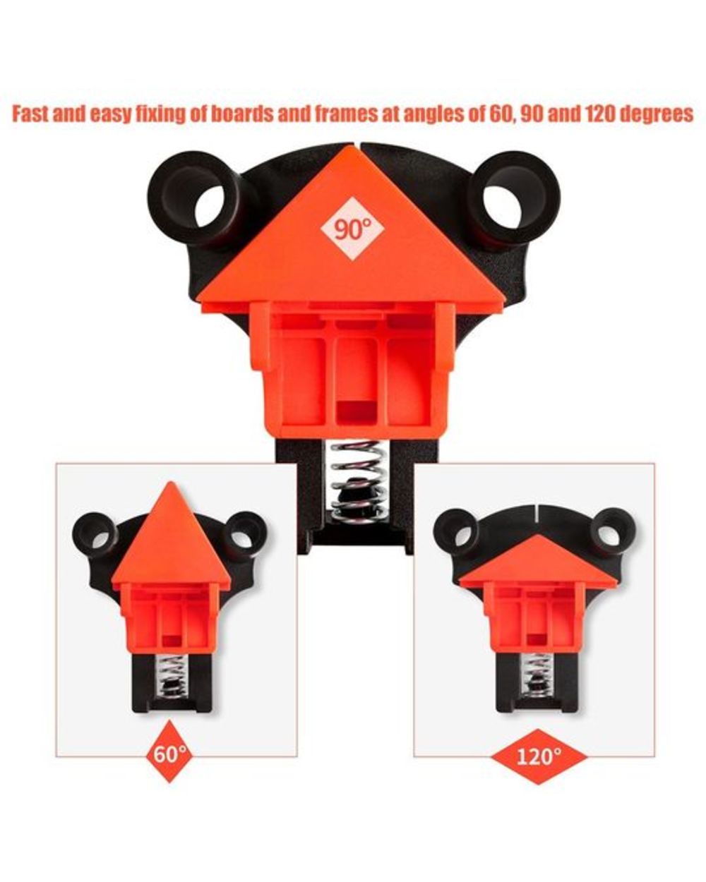 90 Degree Angle Clamps, Corner 90° Woodworking Corner Clip