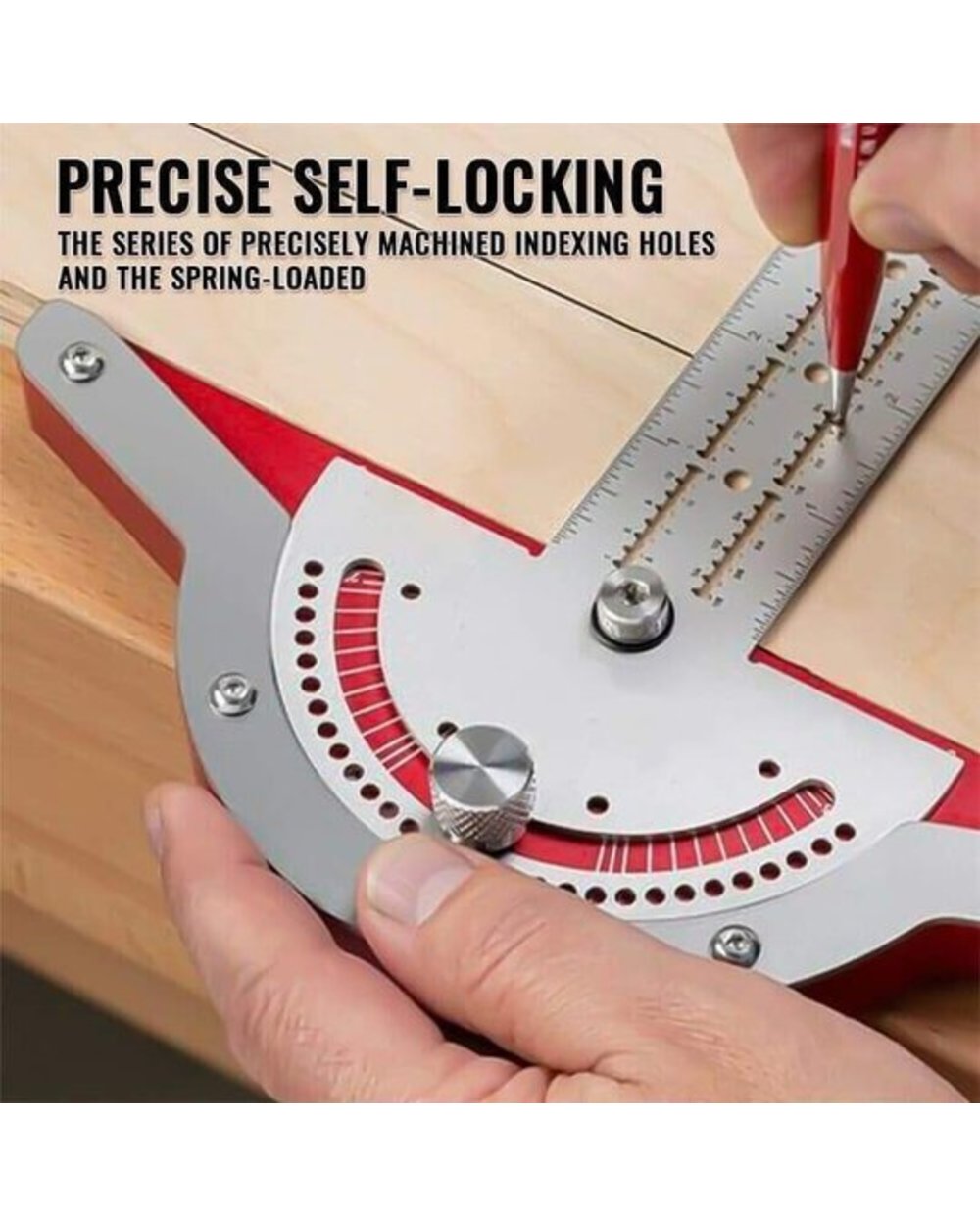 Ultra Precision Marking Ruler Square T Type Woodworking Scriber Measuring Tool