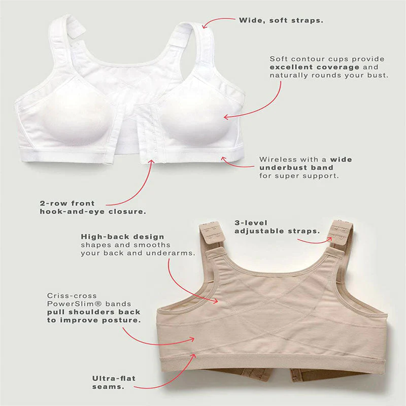 Posture Support Corrector Support Boost Bra Front Closure Bra Plus Siz –  Lismali