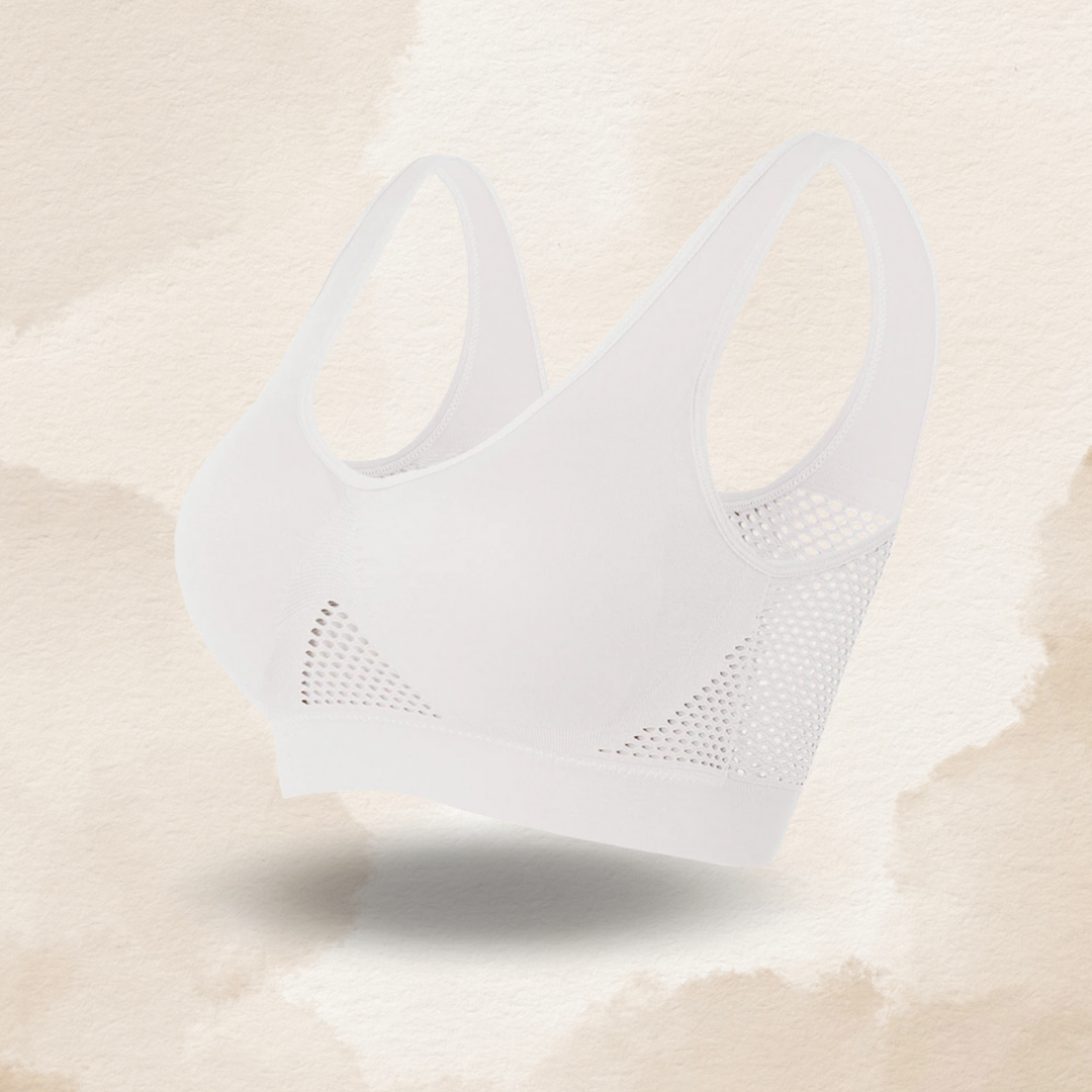 EXNOX Breathable Cool Lift Up Air Bra - Stainlesh Uplift Bra