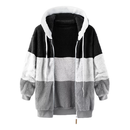 Color Block Fleece Jacket