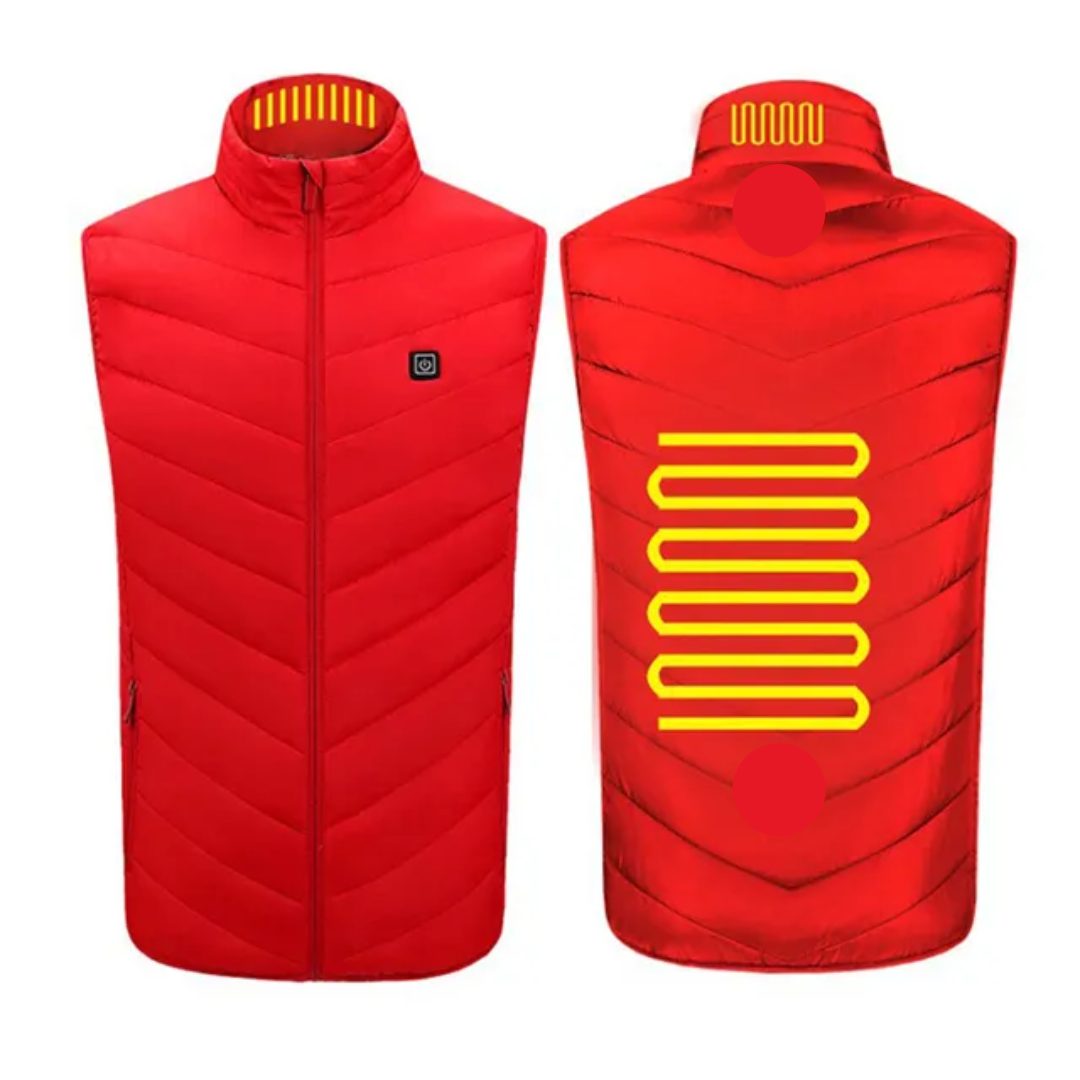 Red Heat Vest For Men
