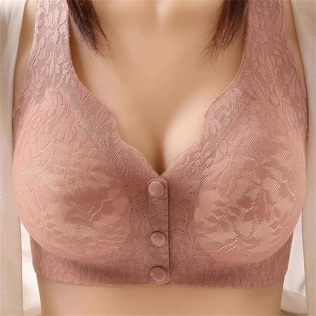 Front Close Bras Brown, Bras for Large Breasts