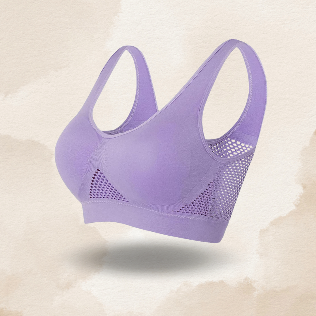 Breathable Cool Lift Up Air Bra, Seamless No Underwire Air