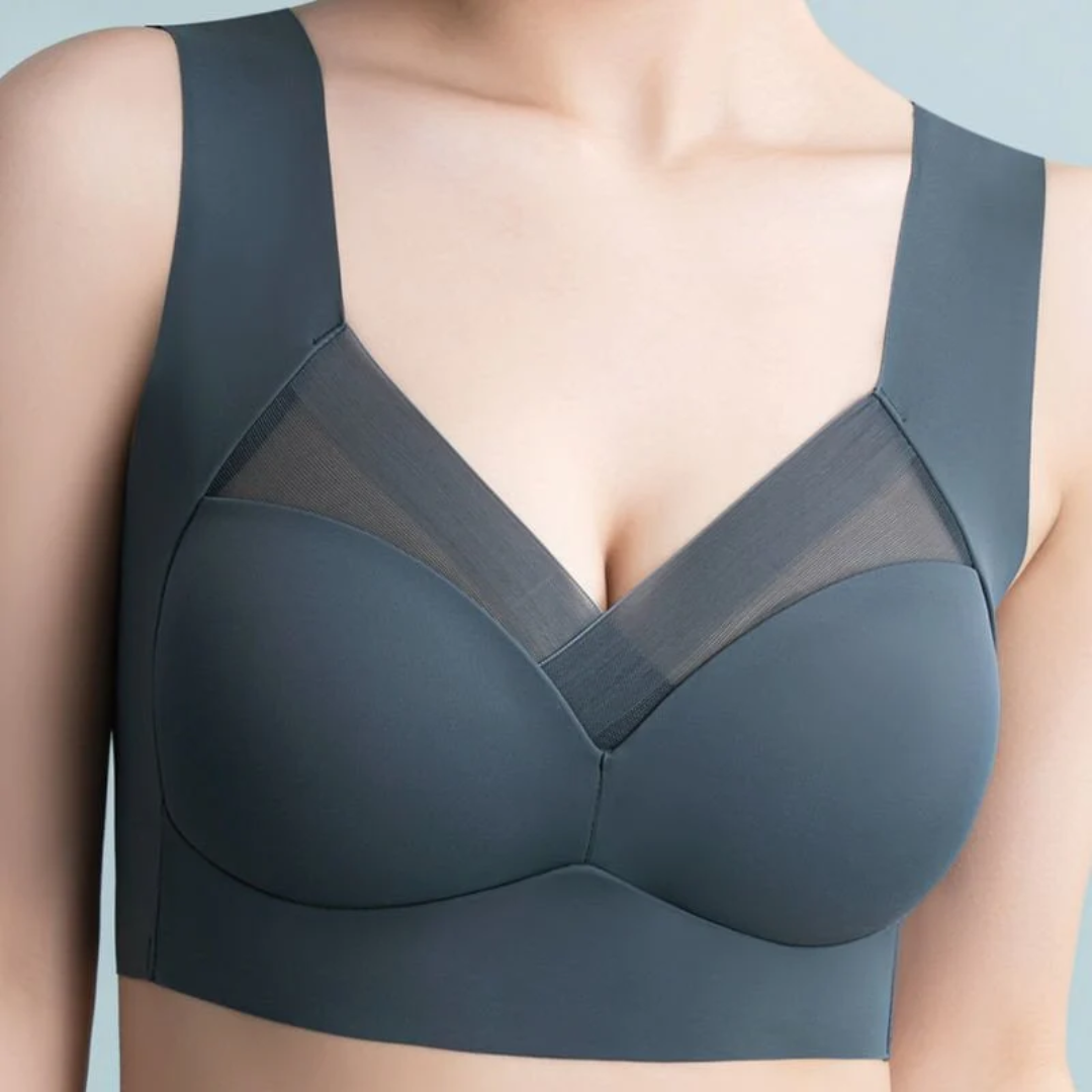 Air Bra Ladies Lace Seamless Latex Underwear Non-wired Bra Push-up