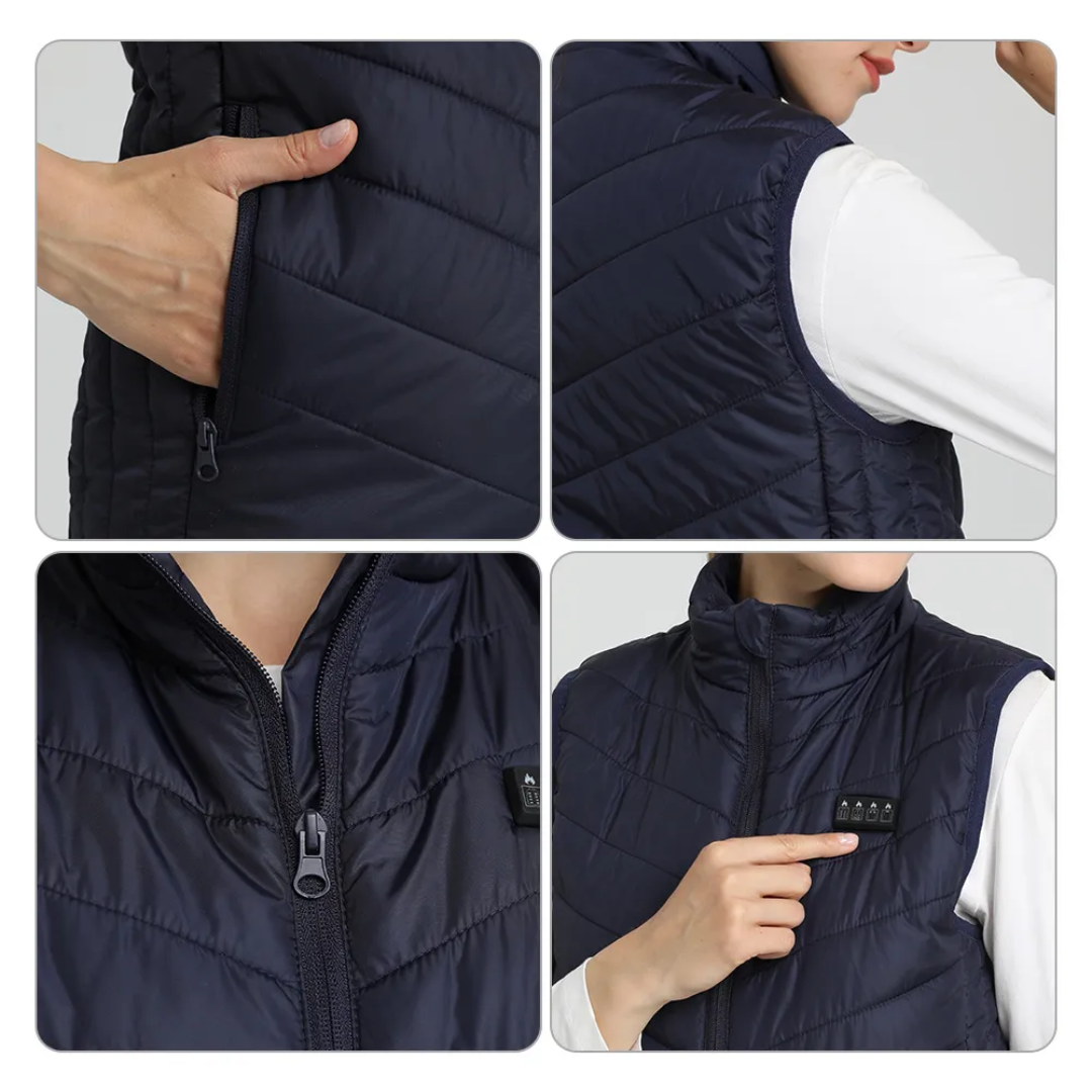 Navy Heated Vest For Men