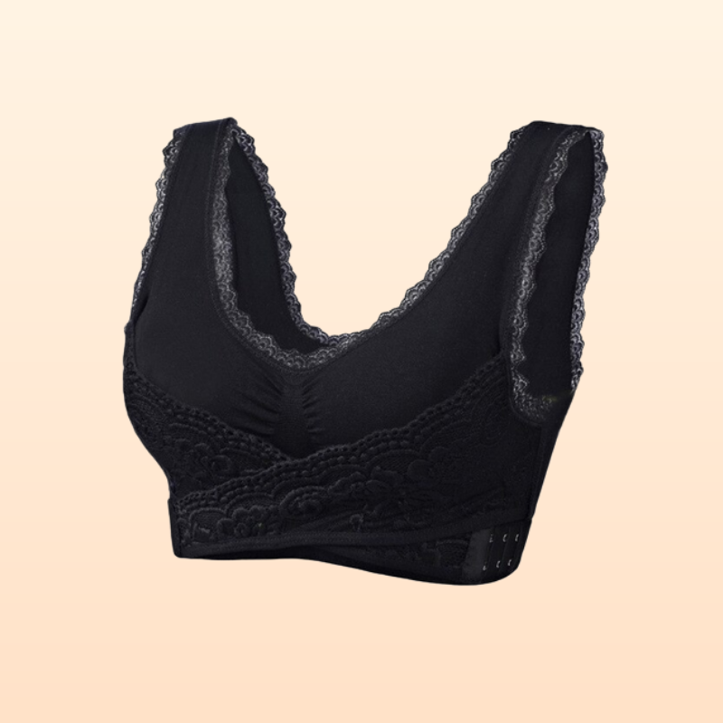 Comfy Corset Bra Front Cross Side Buckle Lace Bras, Front Cross Bras Sports  Lace Bras Wireless Side Buckle Bra (Pink,M) : : Clothing, Shoes &  Accessories