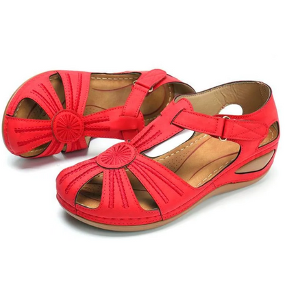 Airfleek Closed Toe Extra Wide Toe Box Sandals For Bunions