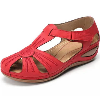 Airfleek Closed Toe Extra Wide Toe Box Sandals For Bunions