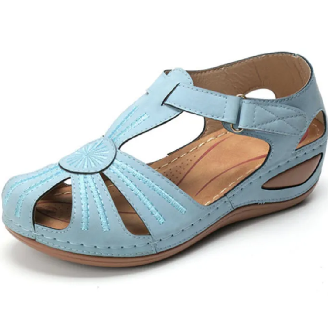 Airfleek Closed Toe Extra Wide Toe Box Sandals For Bunions