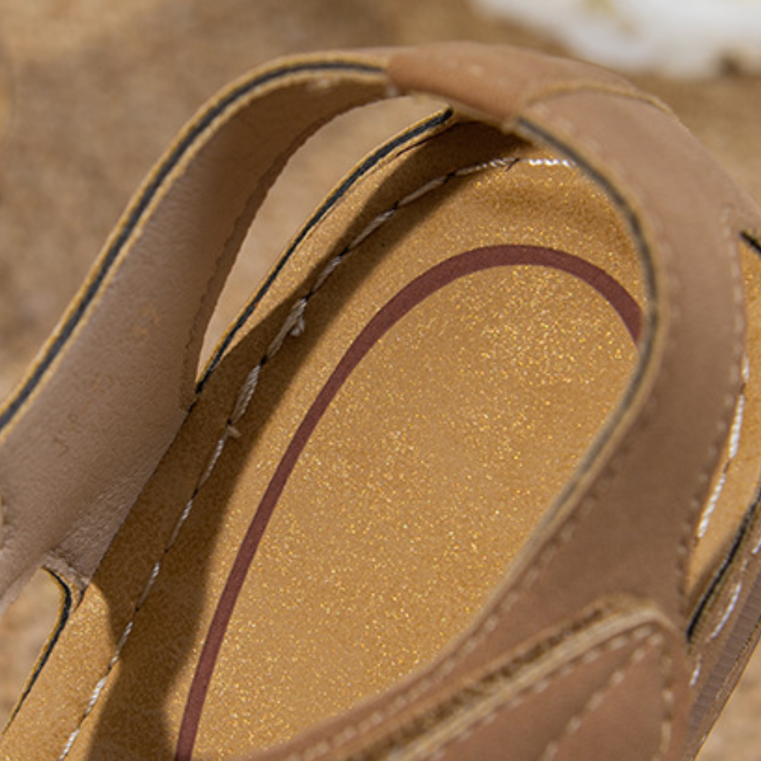 Airfleek Wide Size 12 Wide Toe Box Closed Toe Sandals For Walking