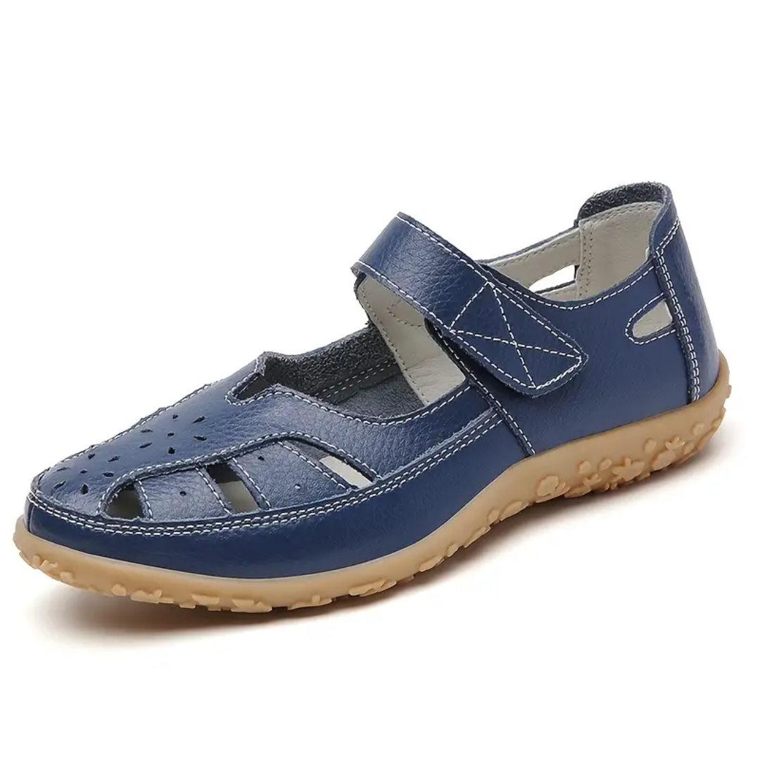 Lismali Uniqcomfy Wide Toe Box and Wide Size Leather Sandals