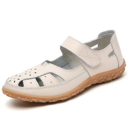 Lismali Uniqcomfy Wide Toe Box and Wide Size Leather Sandals