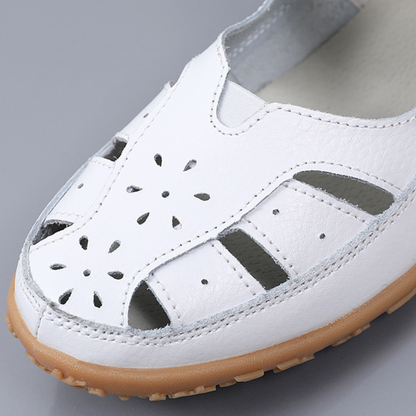 Lismali Uniqcomfy Wide Toe Box and Wide Size Leather Sandals