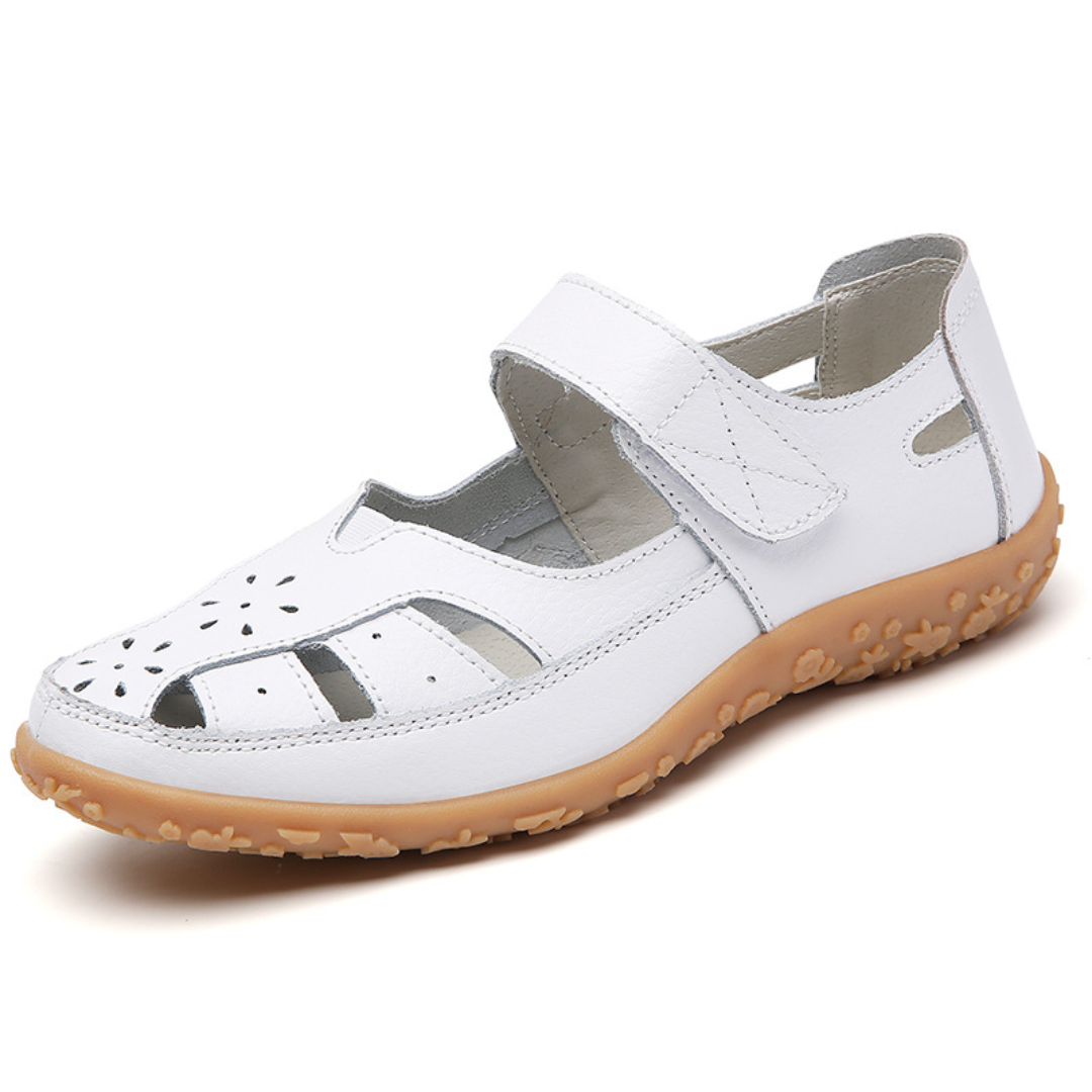 Lismali Uniqcomfy Wide Toe Box and Wide Size Leather Sandals