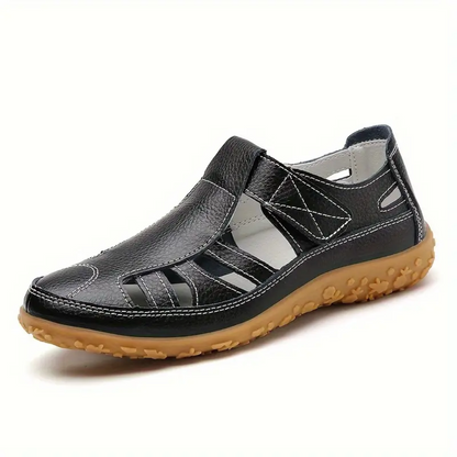 Lismali Airfleek Wide Toe Box and Wide Size Leather Sandals