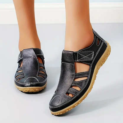 Lismali Airfleek Wide Toe Box and Wide Size Leather Sandals