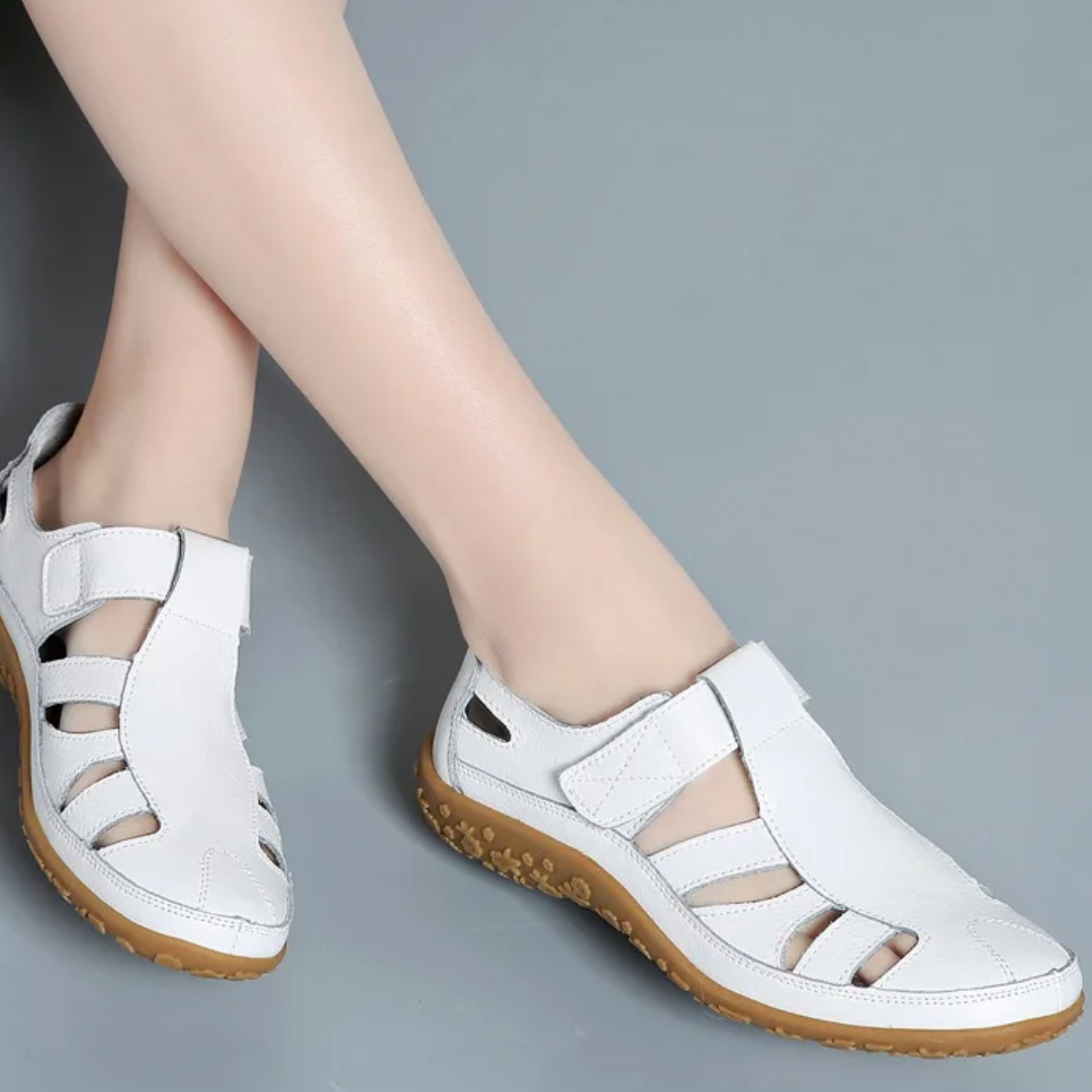Lismali Airfleek Wide Toe Box and Wide Size Leather Sandals