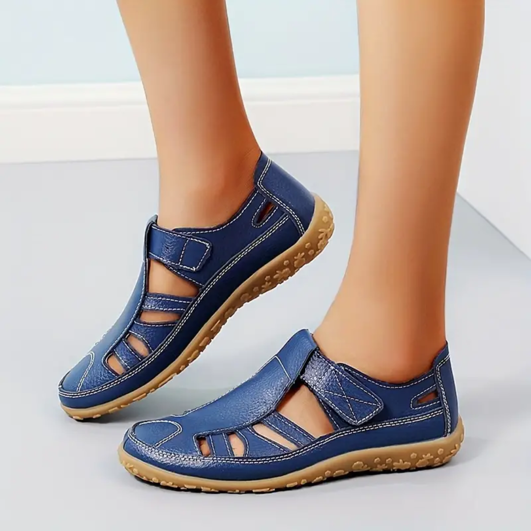 Lismali Airfleek Wide Toe Box and Wide Size Leather Sandals