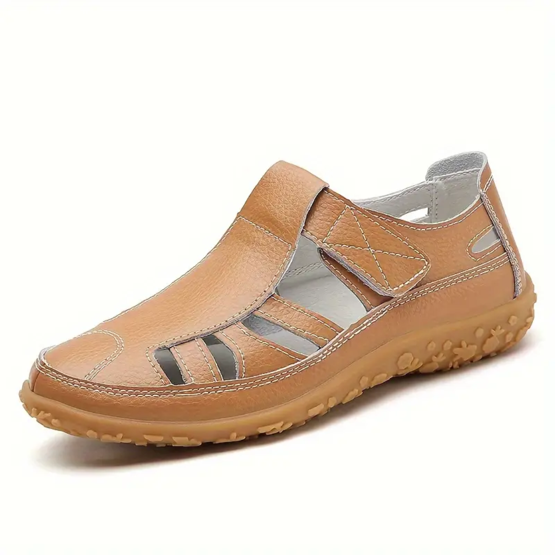 Lismali Airfleek Wide Toe Box and Wide Size Leather Sandals