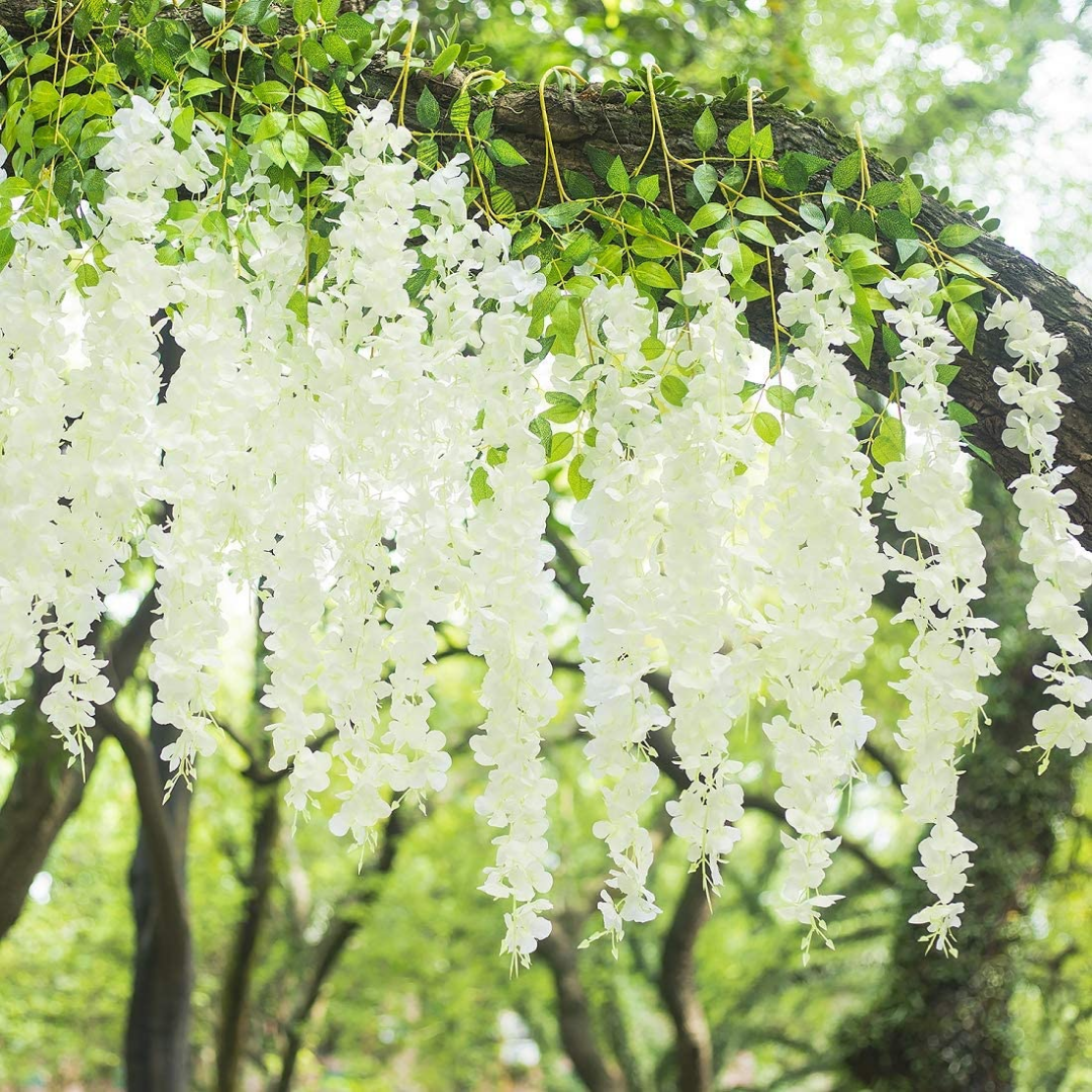 Lismali Home and Decor Artificial Silk Flower Vines