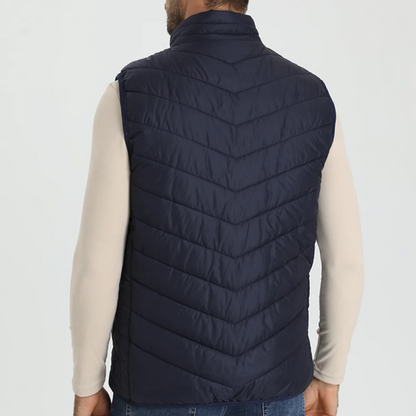 Navy Heated Vest For Men