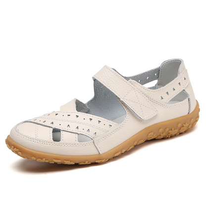 Lismali Blisscomfy Wide Toe Box & Wide Size Leather Shoes