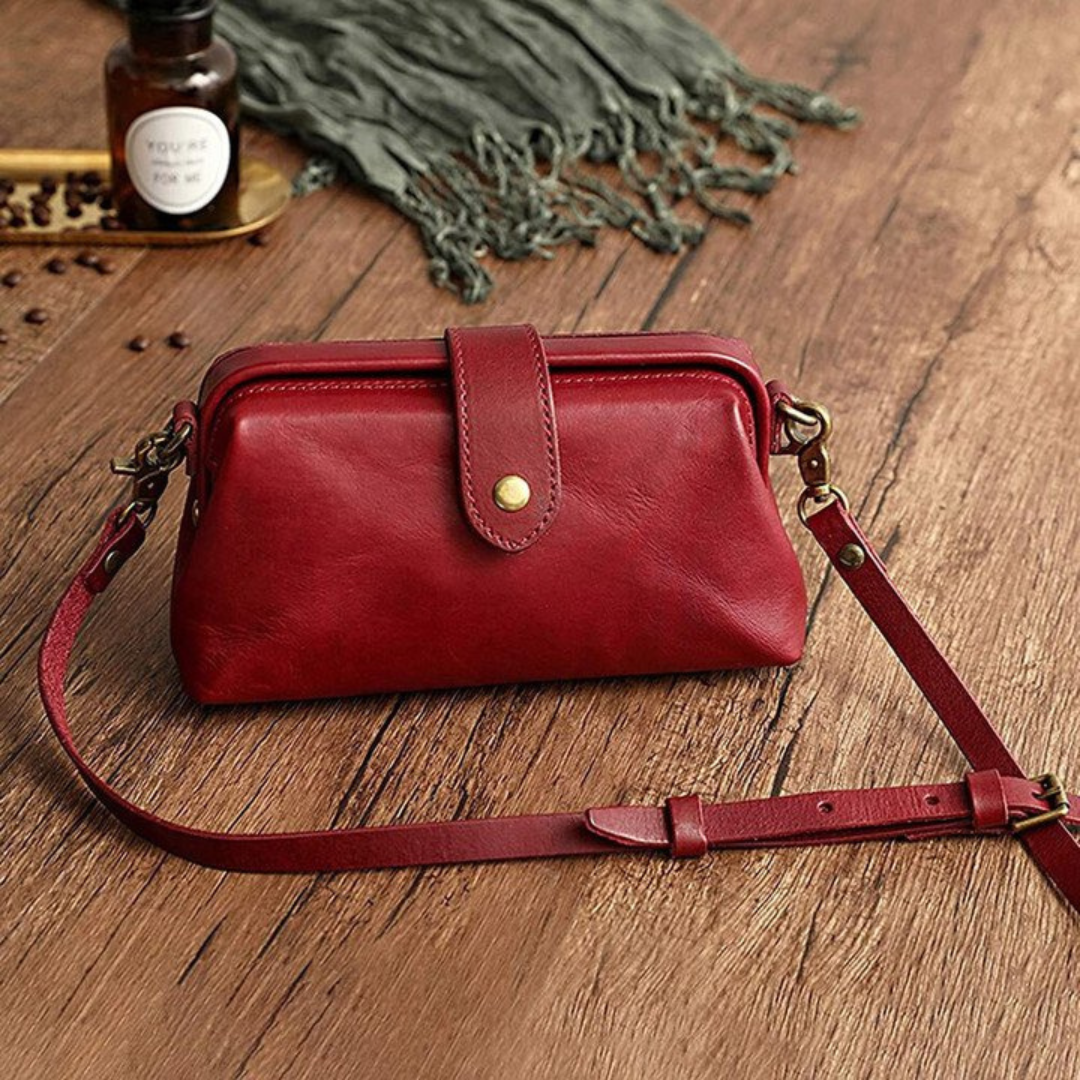 Dr Bag Vintage Leather Crossbody Bag