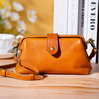 Dr Bag Vintage Leather Crossbody Bag