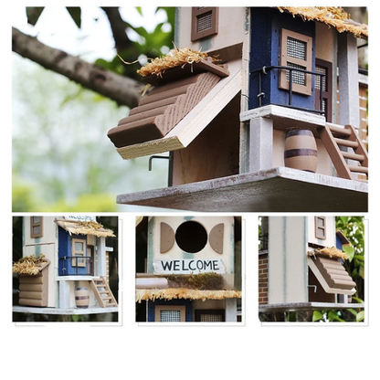 Enchanting Handcrafted Wooden Bird's Nest Villa