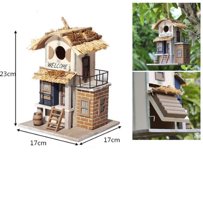Enchanting Handcrafted Wooden Bird's Nest Villa