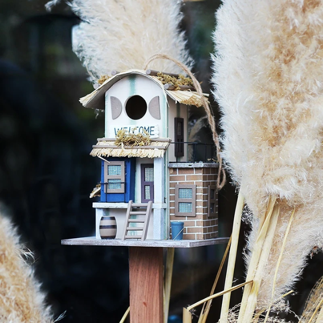 Enchanting Handcrafted Wooden Bird's Nest Villa