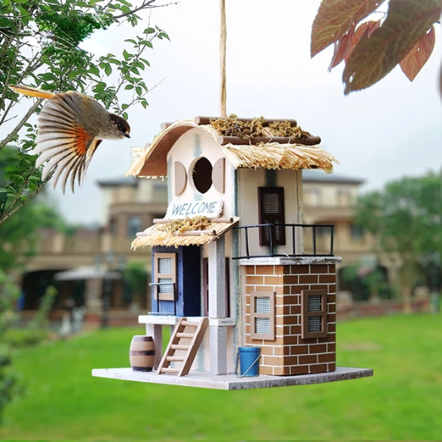 Enchanting Handcrafted Wooden Bird's Nest Villa
