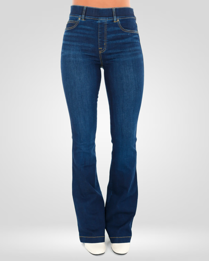 Lismali Pull-On High-Rise Flare Jeans