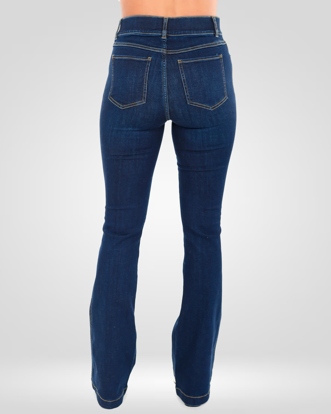 Lismali Pull-On High-Rise Flare Jeans