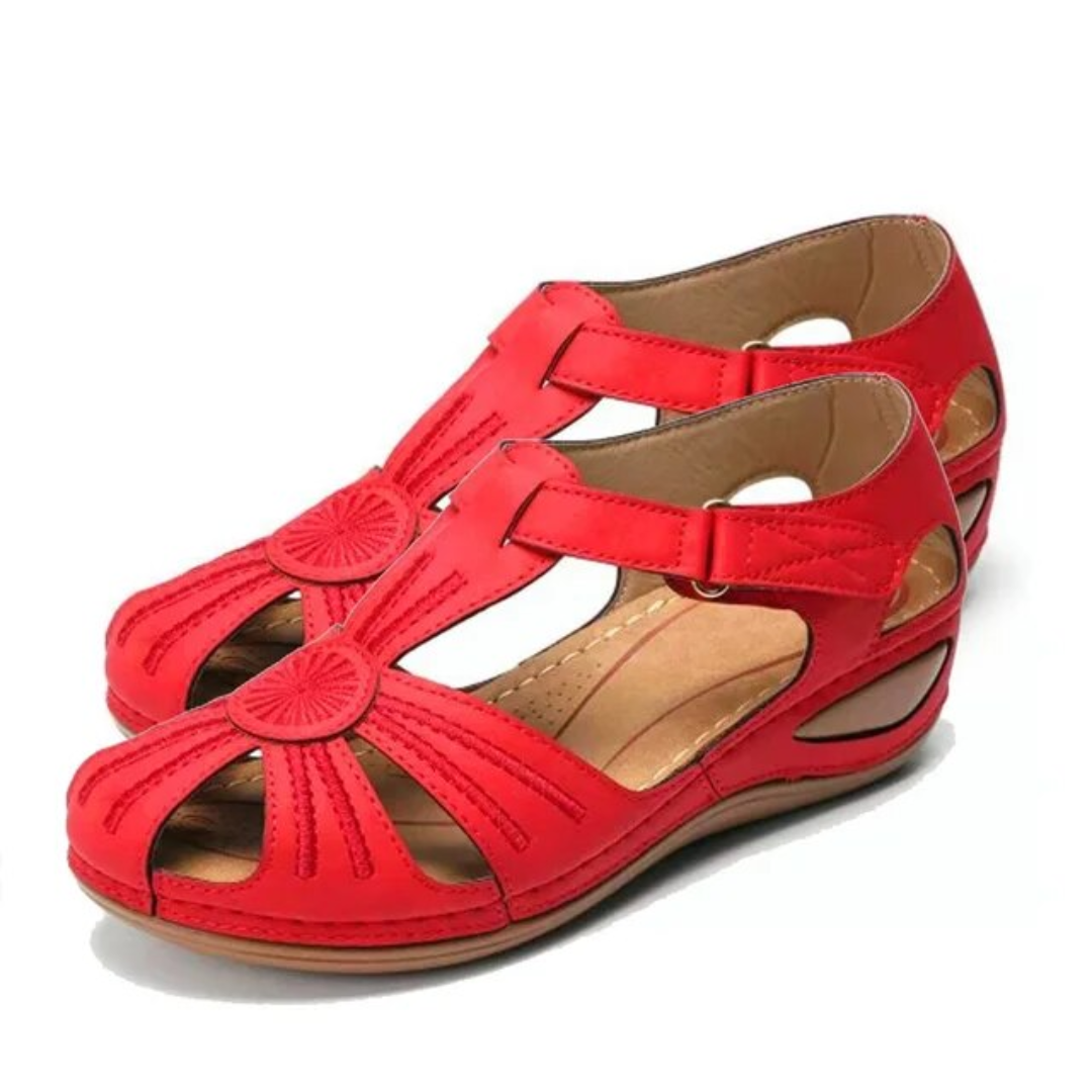 Airfleek Closed Toe Extra Wide Toe Box Sandals For Bunions