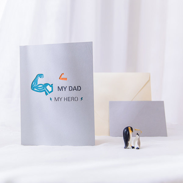 Lismali Home and Decor Happy Father's Day Pop Up Card