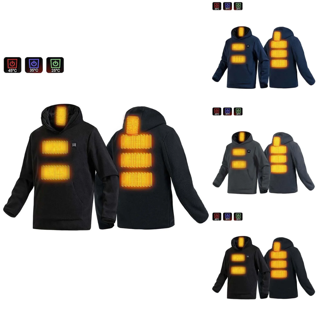 Heated Jacket Hoodie Sweatshirt For Women