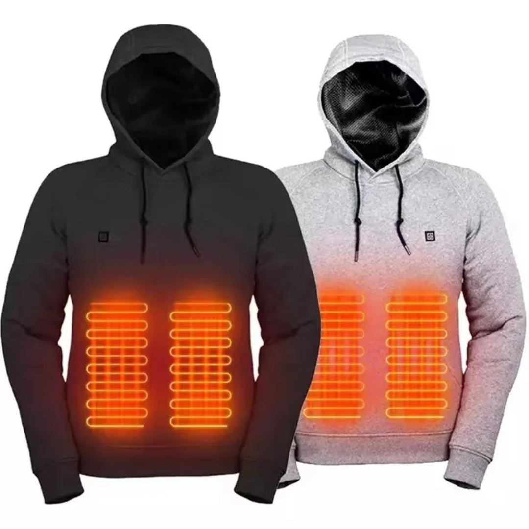 Heat Jacket Hoodie Sweatshirt For Men