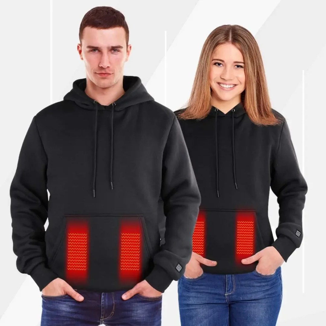 Heat Jacket Hoodie Sweatshirt For Men