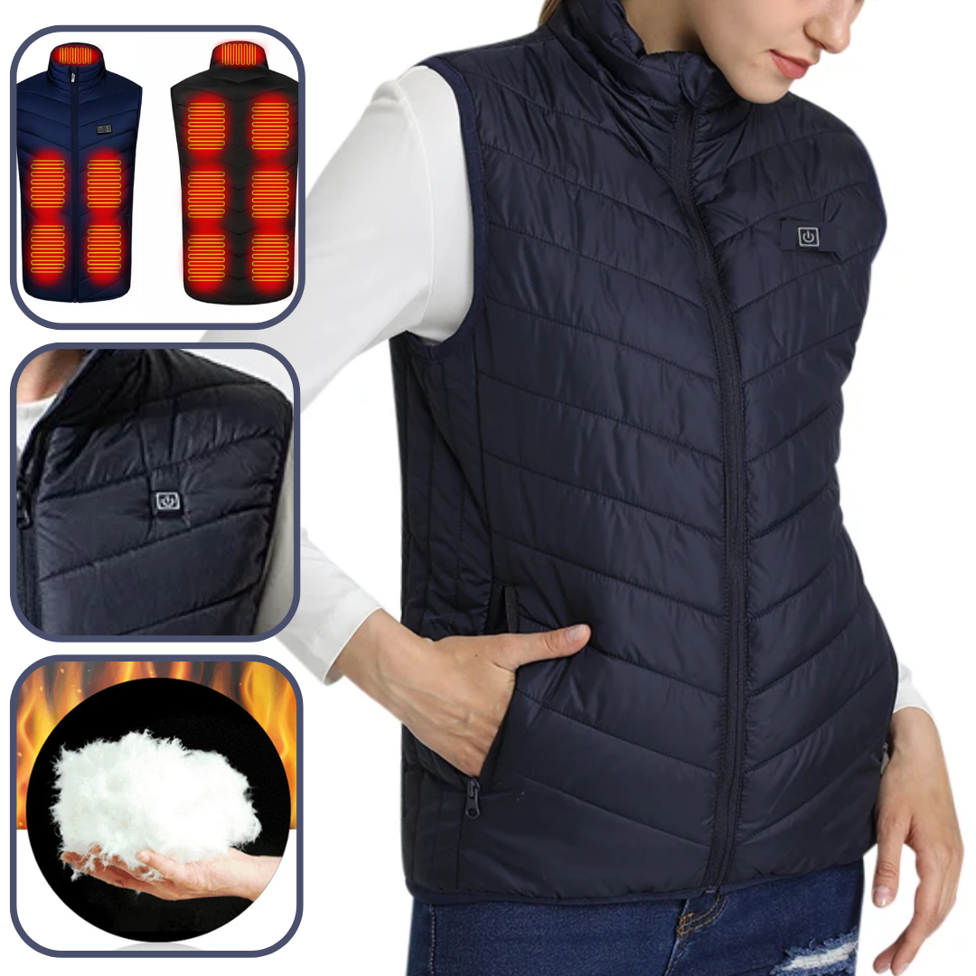 Navy Heated Vest For Women