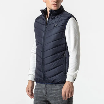 Navy Heated Vest For Men