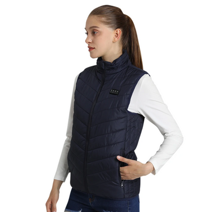 Navy Heated Vest For Women