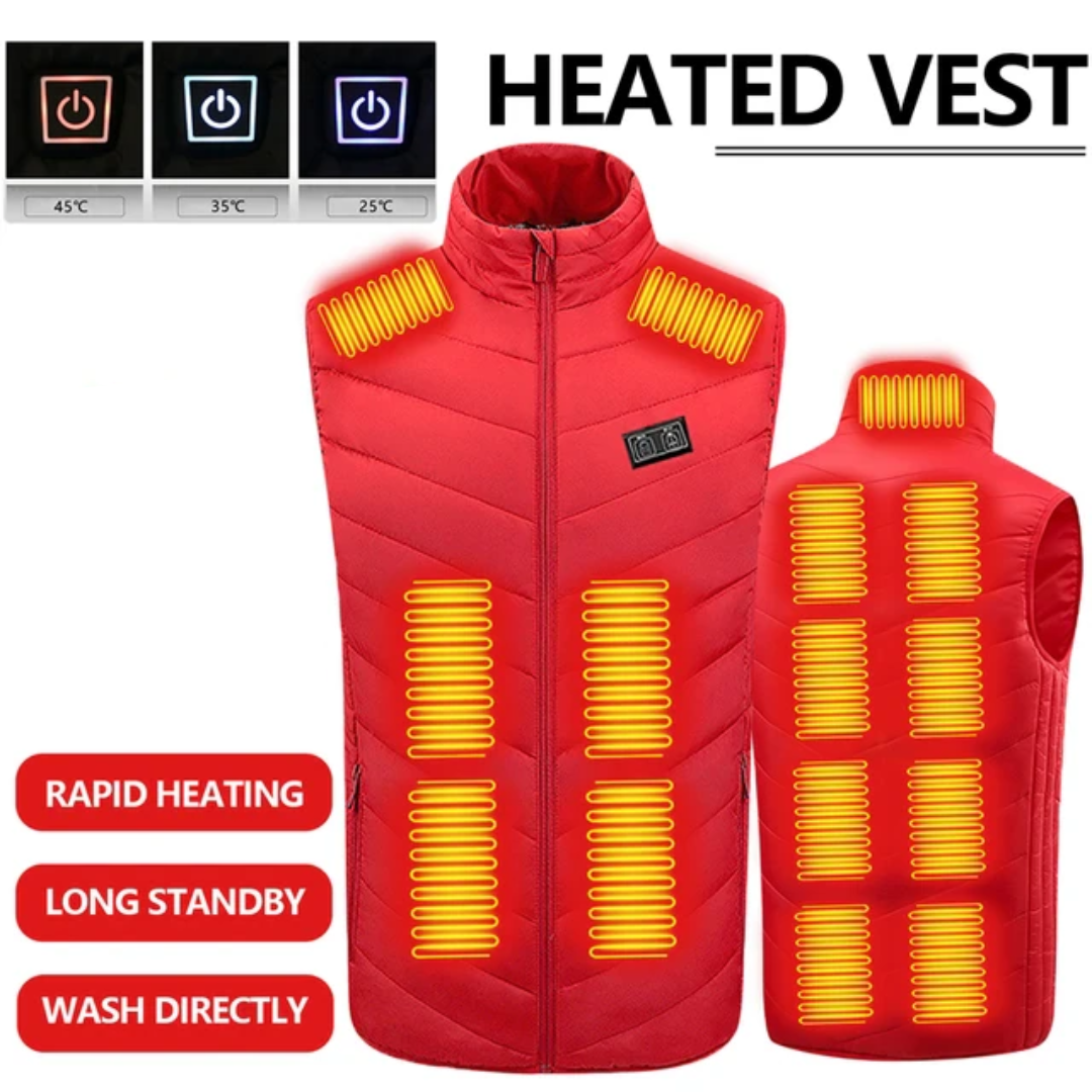 Red Heat Vest For Women